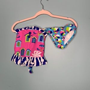 Eleanor Rose tiki swim suit 3/4